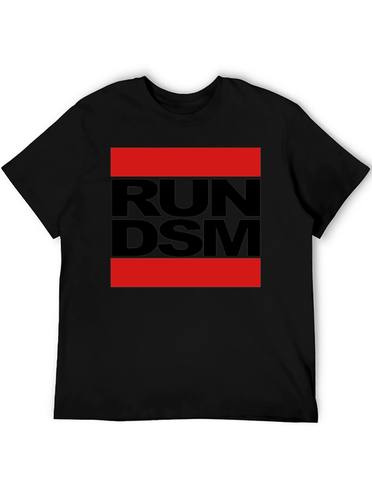 Camiseta RUN DSM Negra y Roja para Hombre