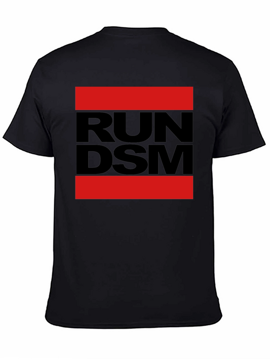 Camiseta RUN DSM Negra y Roja para Hombre