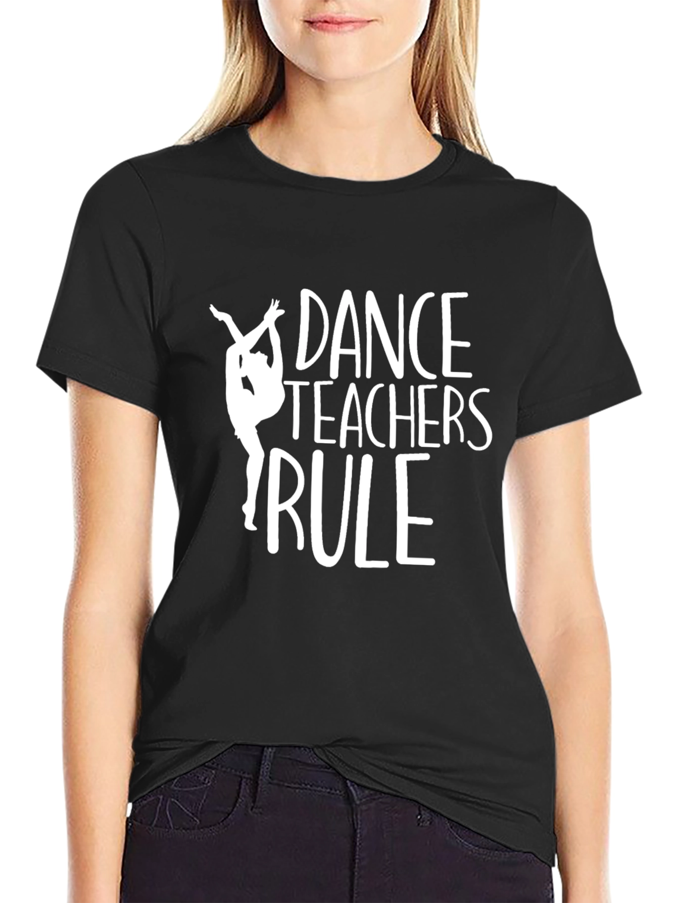 Camiseta Negra Dance Teachers Rule