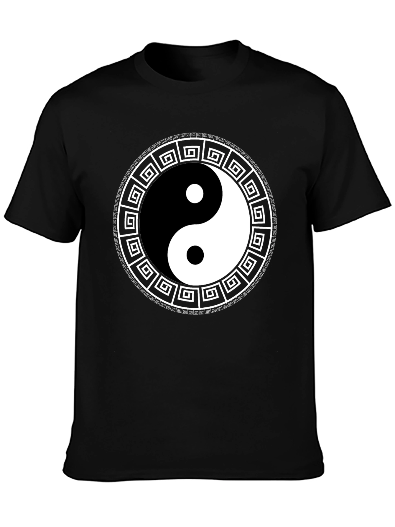 Camiseta Yin Yang para Hombre - Diseño Circular