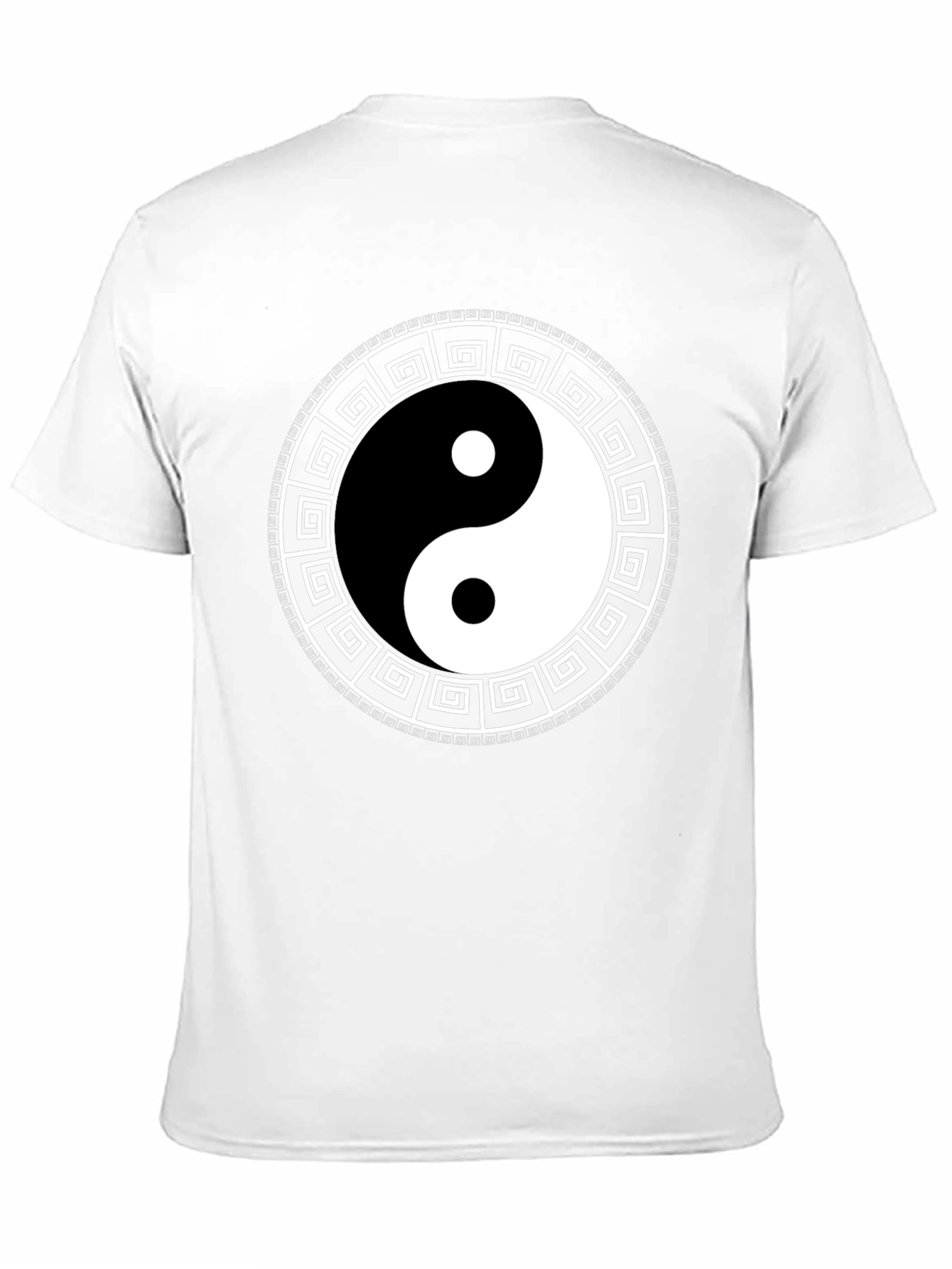 Camiseta Yin Yang para Hombre - Diseño Circular