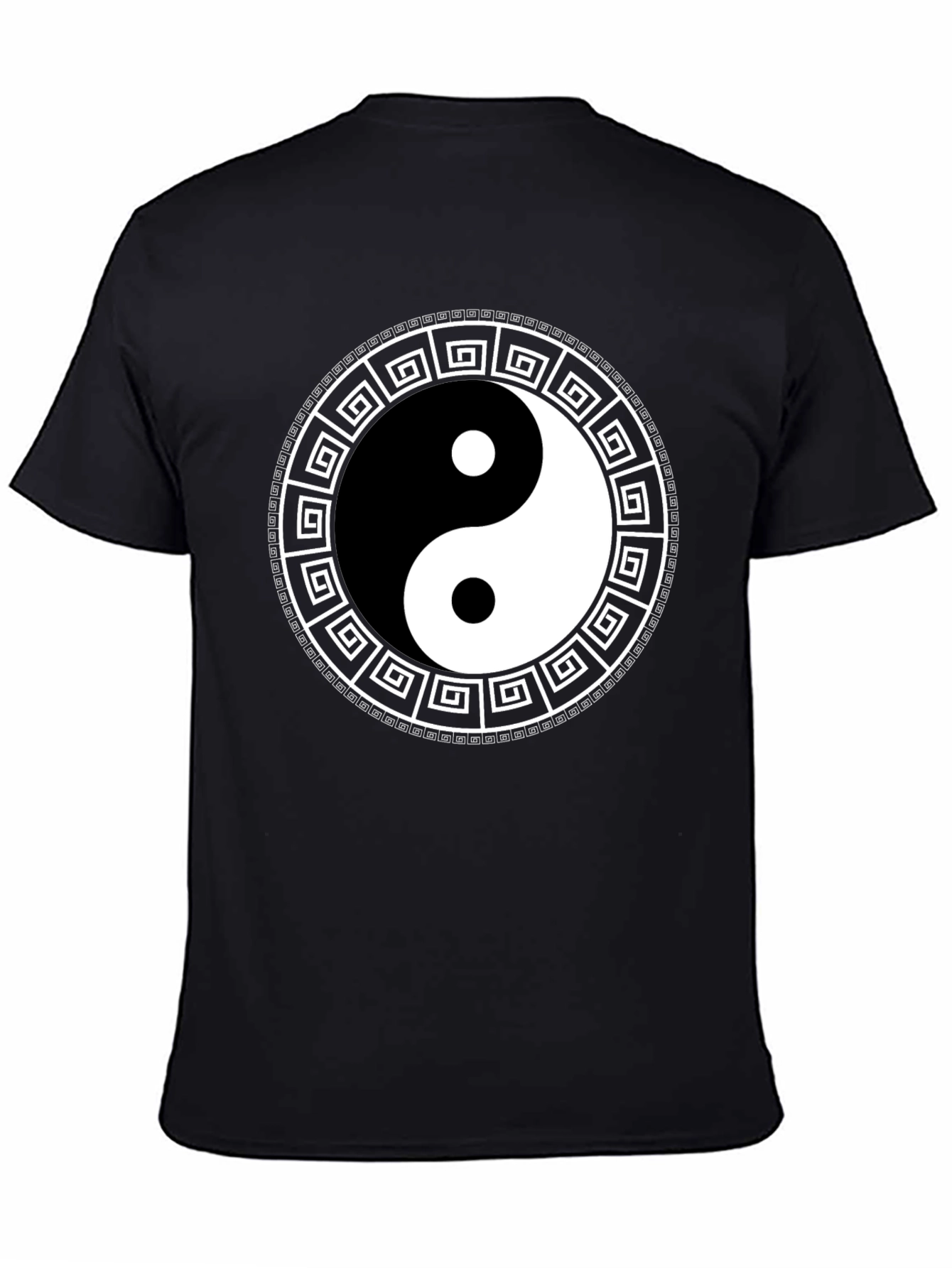 Camiseta Yin Yang para Hombre - Diseño Circular