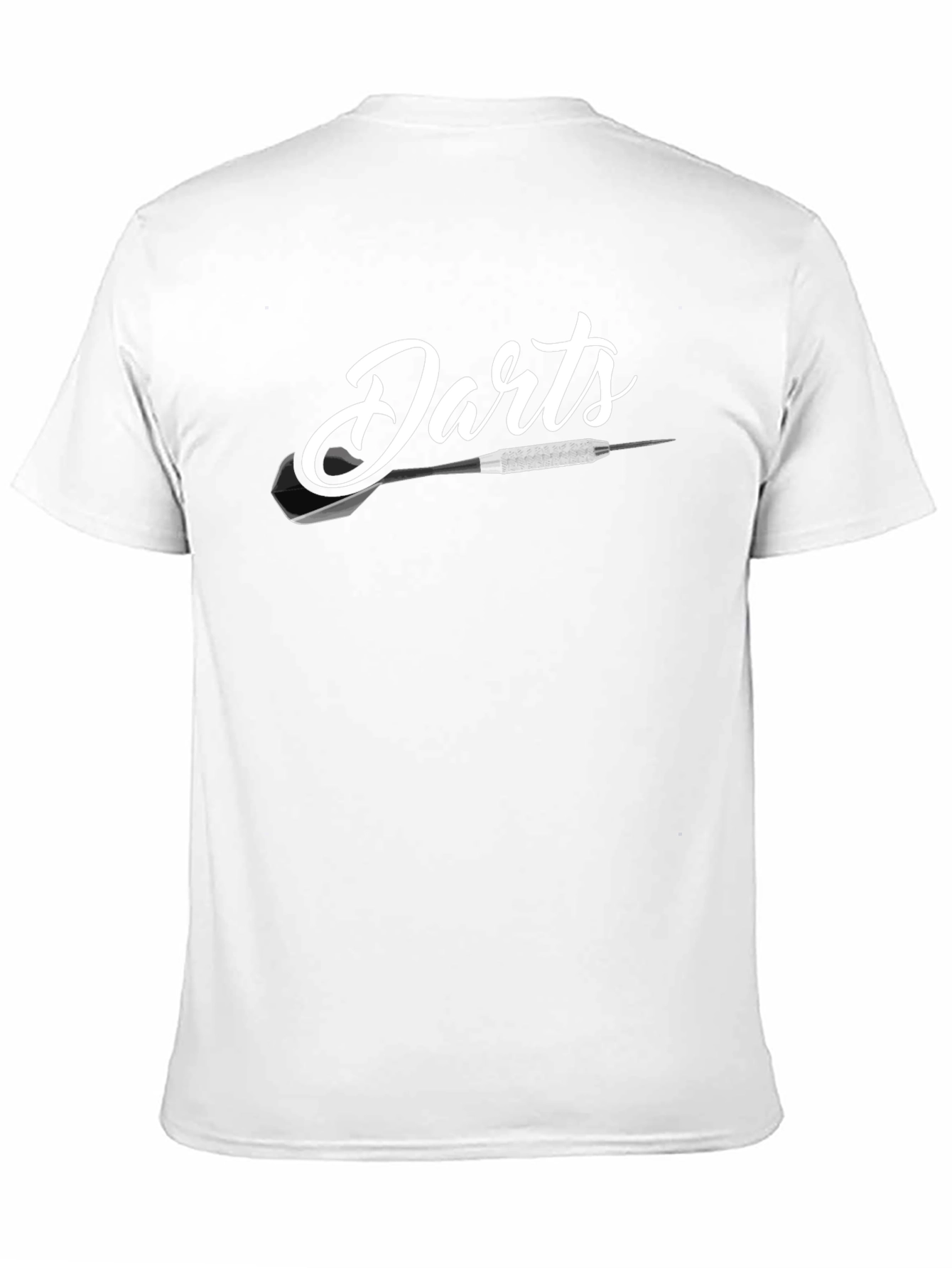 Camiseta Negra Darts para Jugadores de Dardos