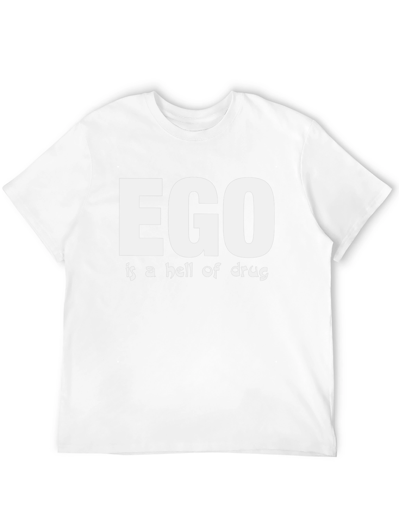 Camiseta Negra Ego is a hell of drug