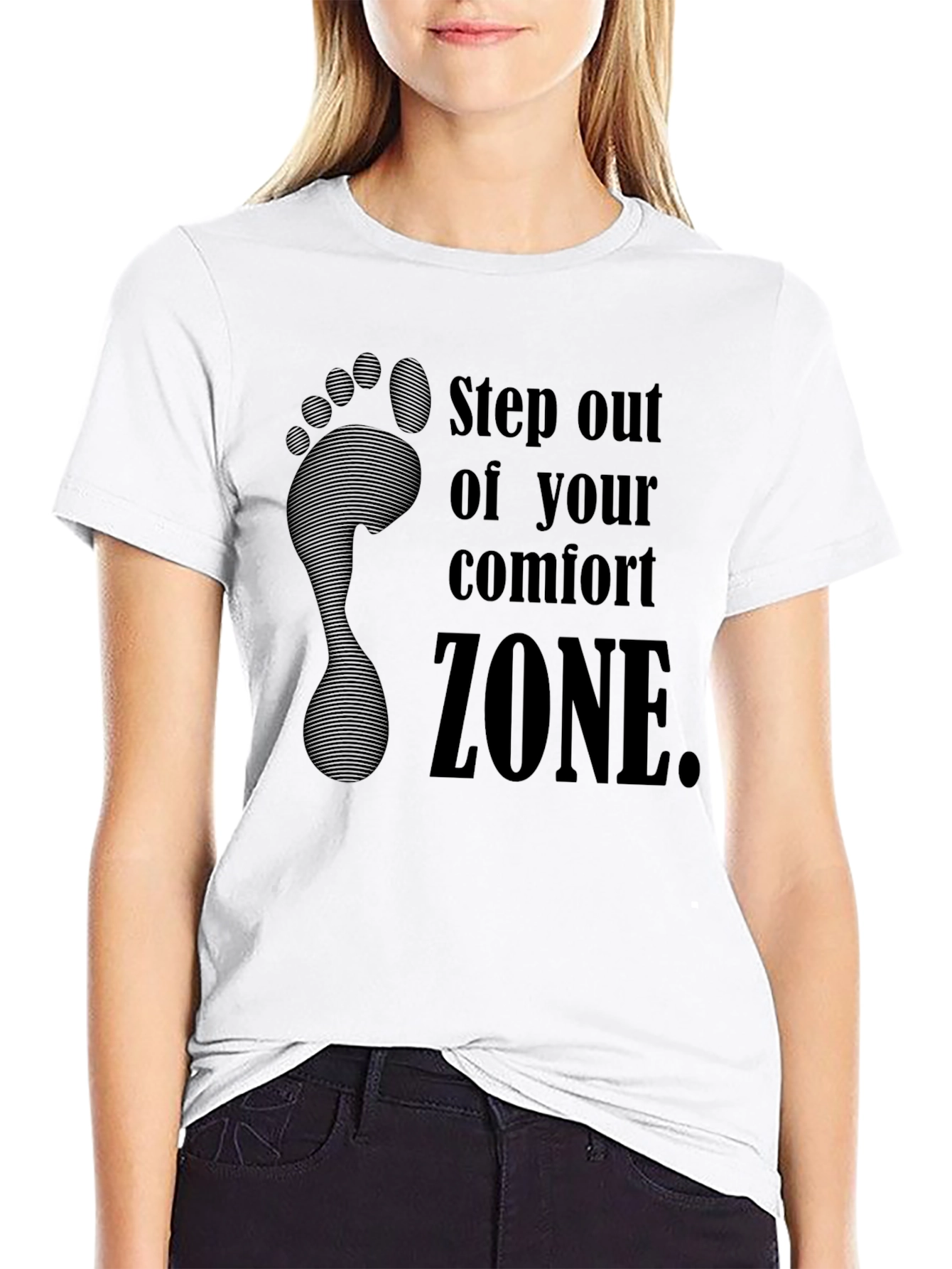 Camiseta Negra Sal de tu Zona de Confort