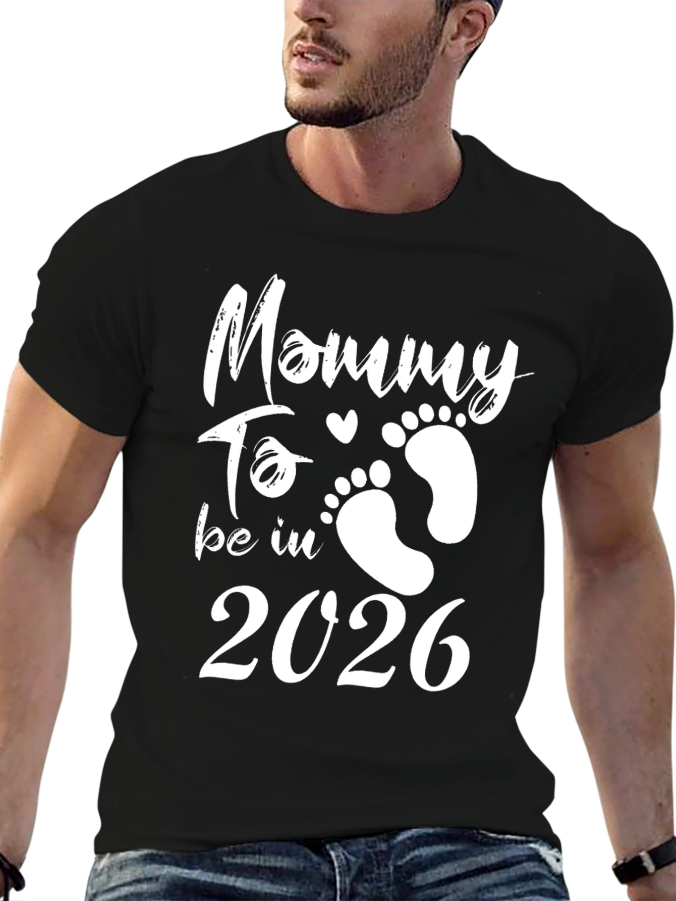 Camiseta Negra Mommy To Be in 2026