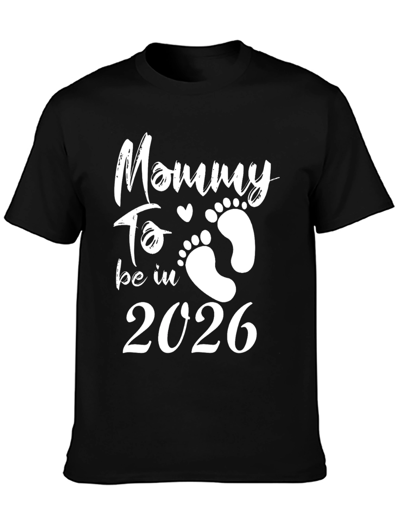 Camiseta Negra Mommy To Be in 2026