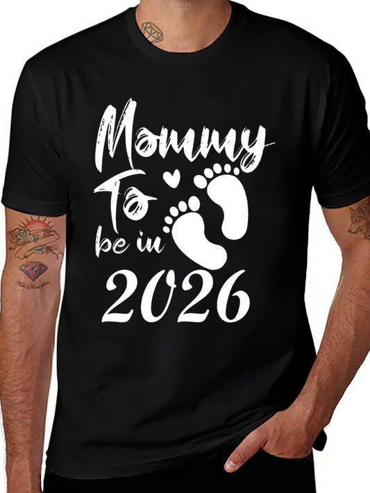 Camiseta Negra Mommy To Be in 2026