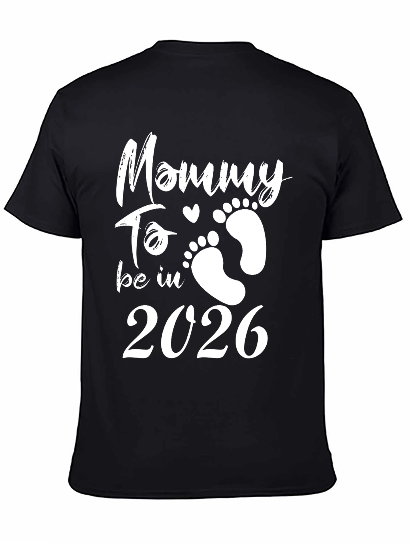 Camiseta Negra Mommy To Be in 2026