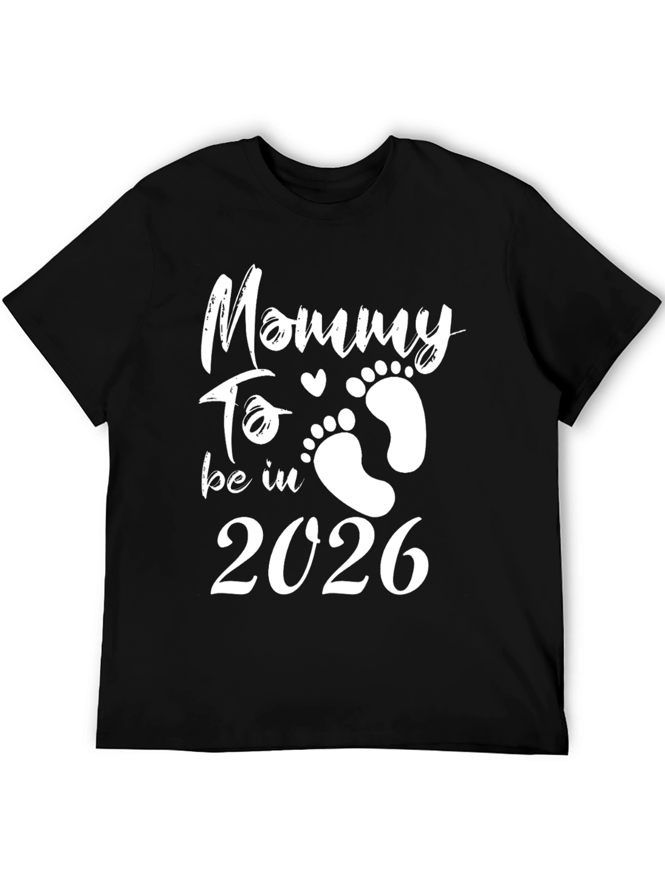 Camiseta Negra Mommy To Be in 2026