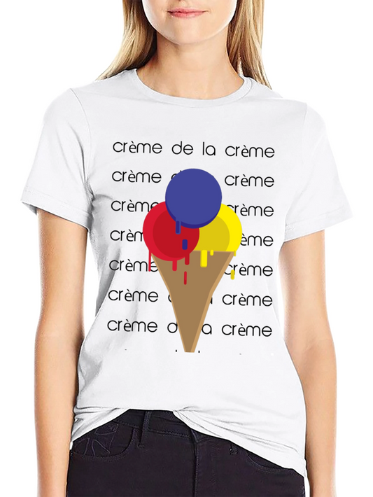 Camiseta Hombre Helado Crème de la Crème