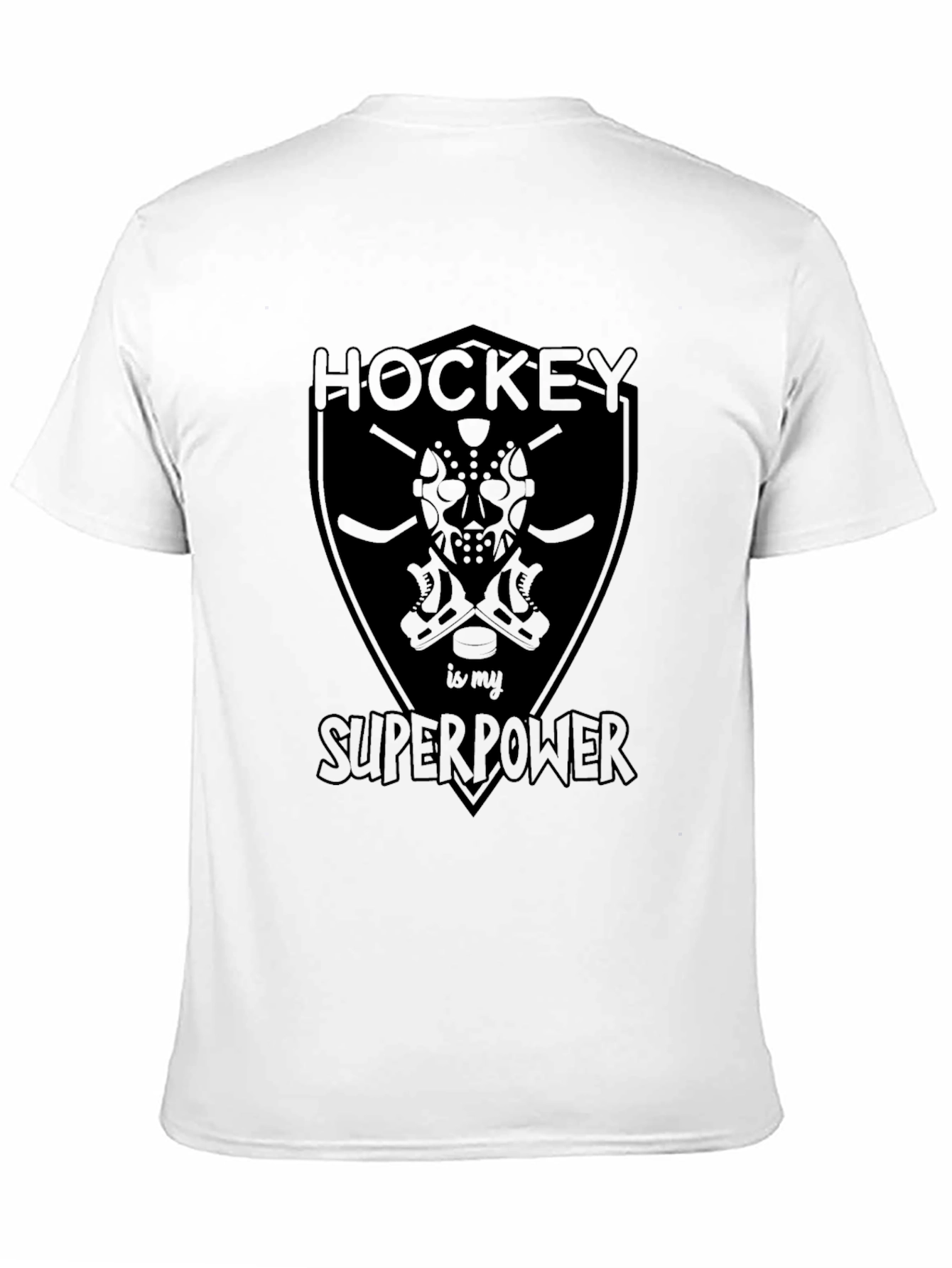 Camiseta Negra Hockey is My Superpower