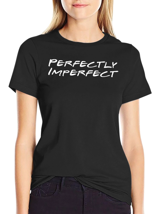 Camiseta Negra: Perfectamente Imperfecto
