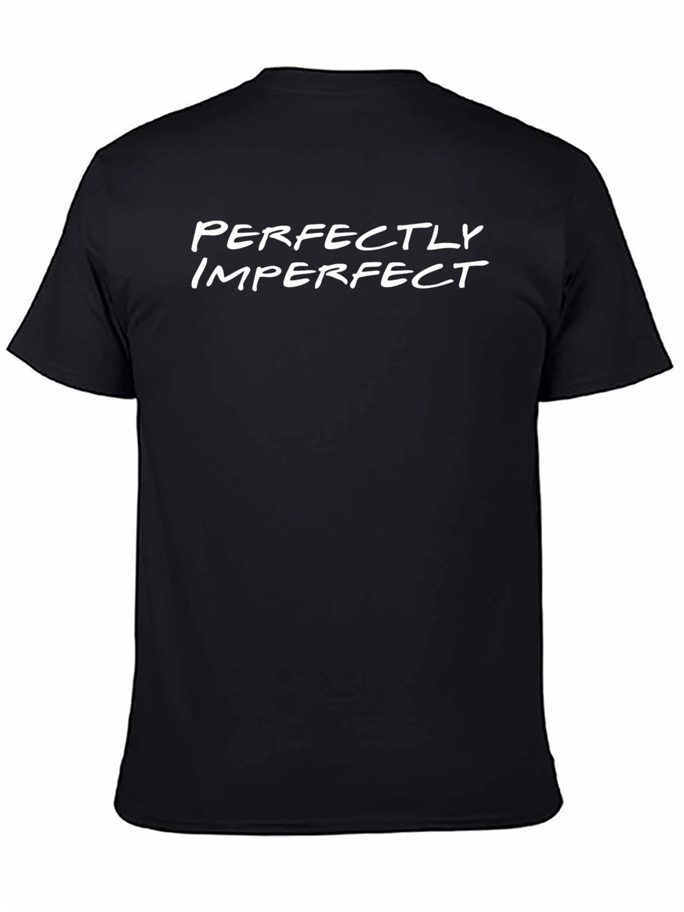 Camiseta Negra: Perfectamente Imperfecto