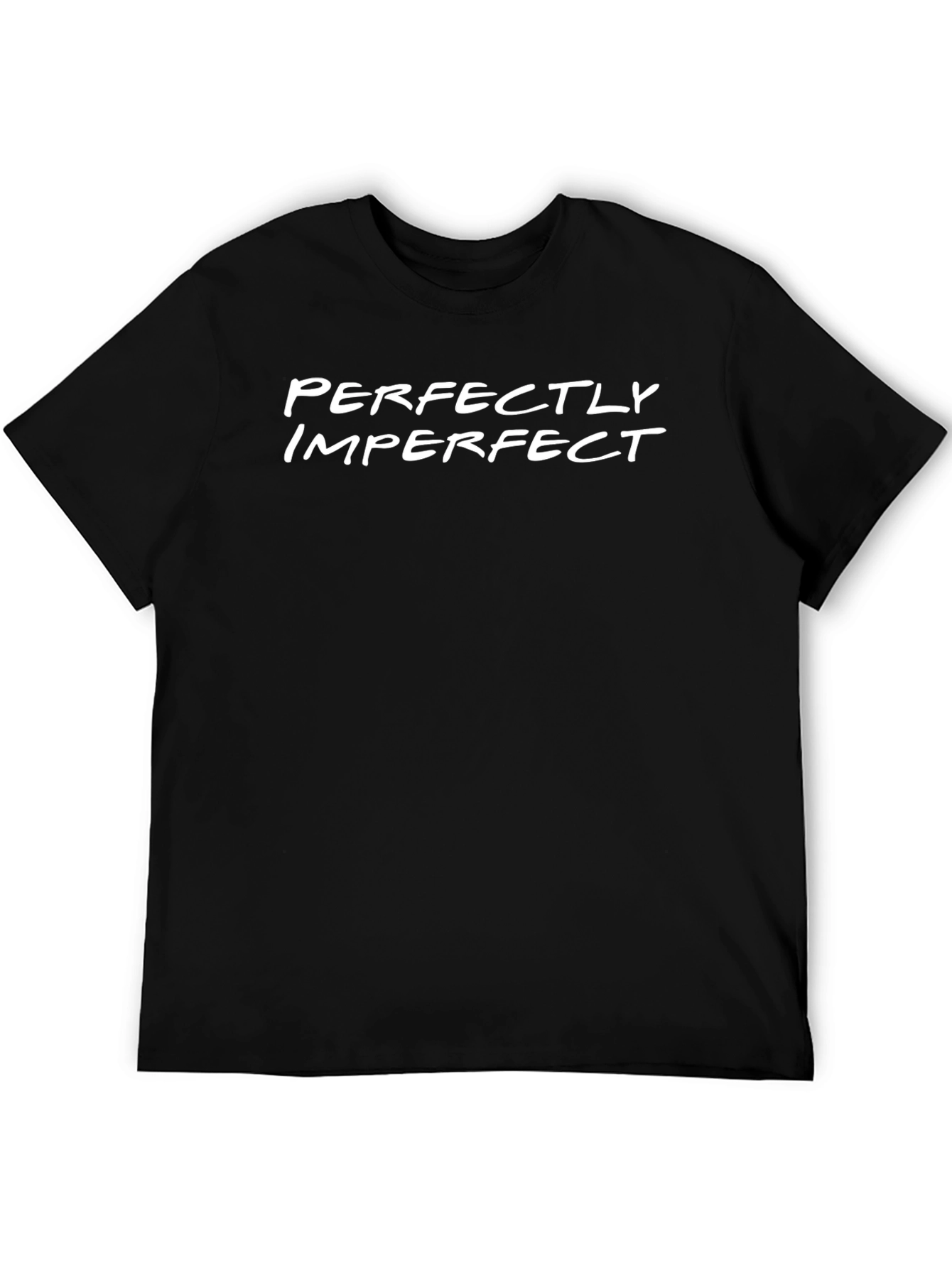 Camiseta Negra: Perfectamente Imperfecto
