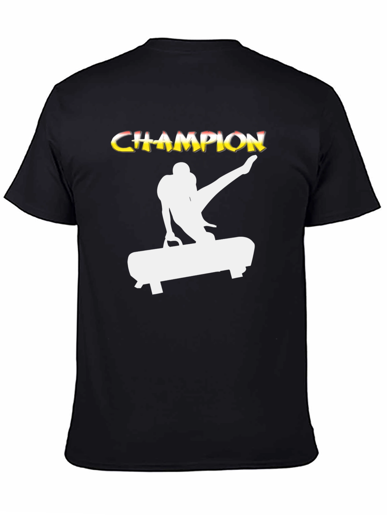 Camiseta Negra Champion Gimnasta