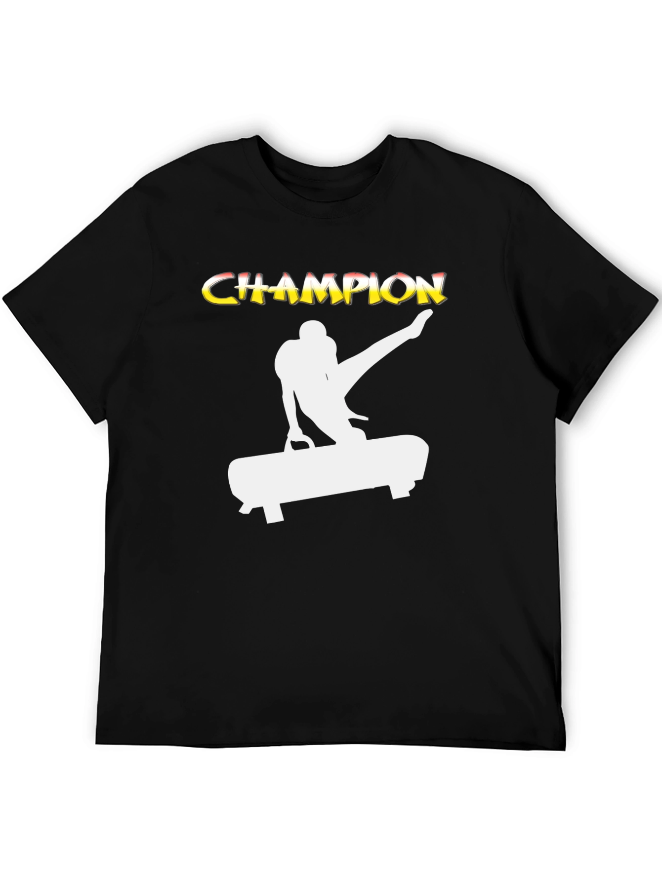 Camiseta Negra Champion Gimnasta