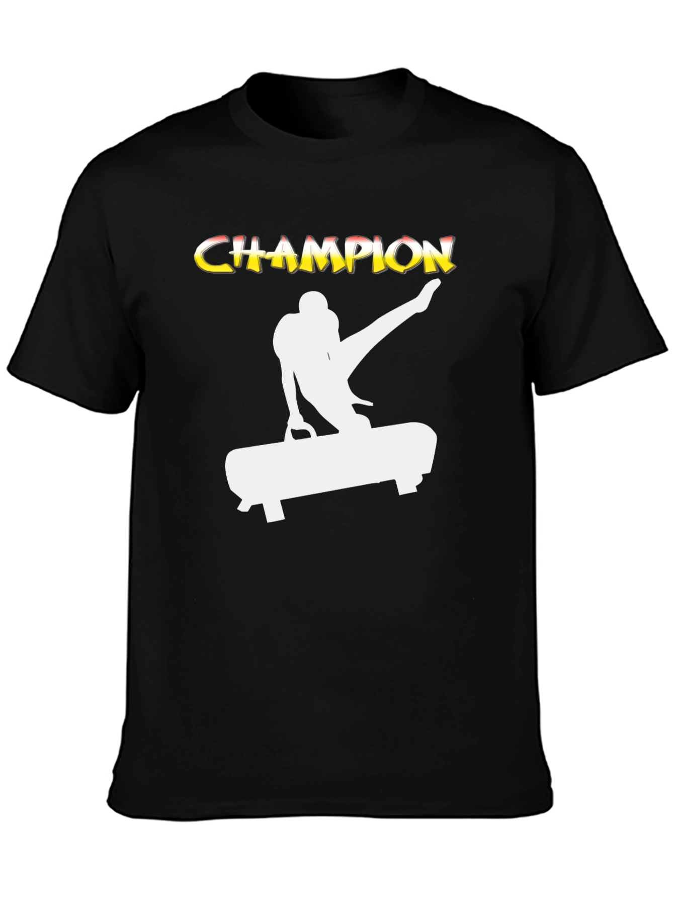 Camiseta Negra Champion Gimnasta