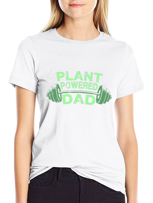Camiseta Negra Hombre - Plant Powered Dad