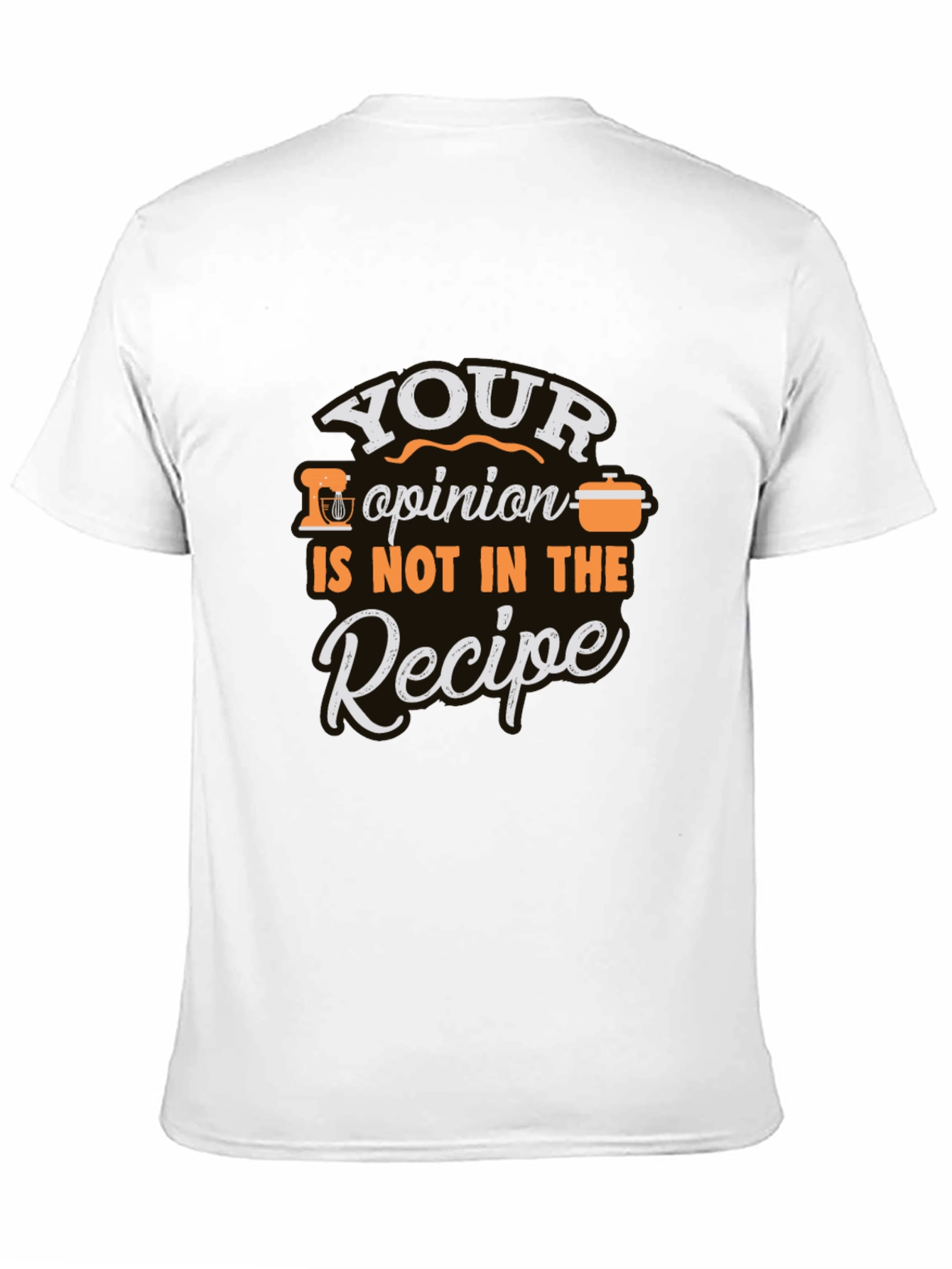 Camiseta Negra con Estampado Culinario Divertido