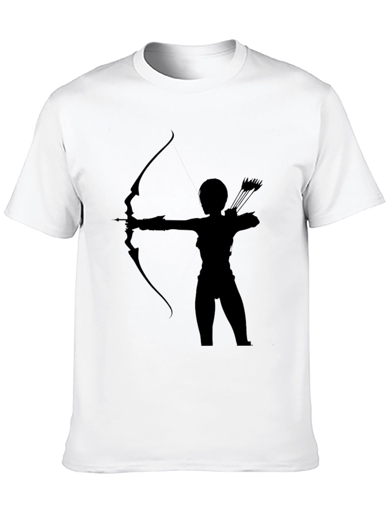 Camiseta Negra Arquero Silueta