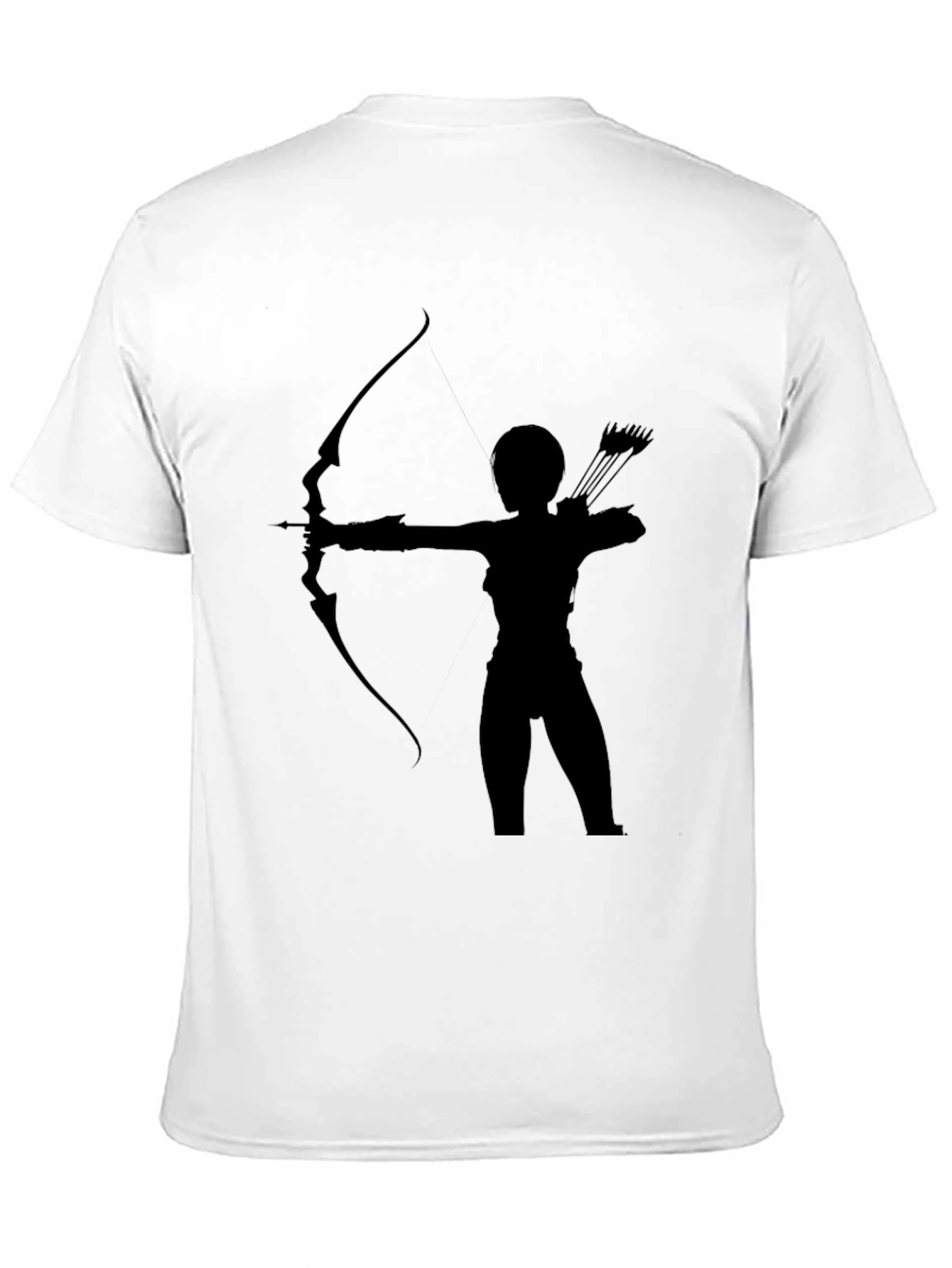 Camiseta Negra Arquero Silueta