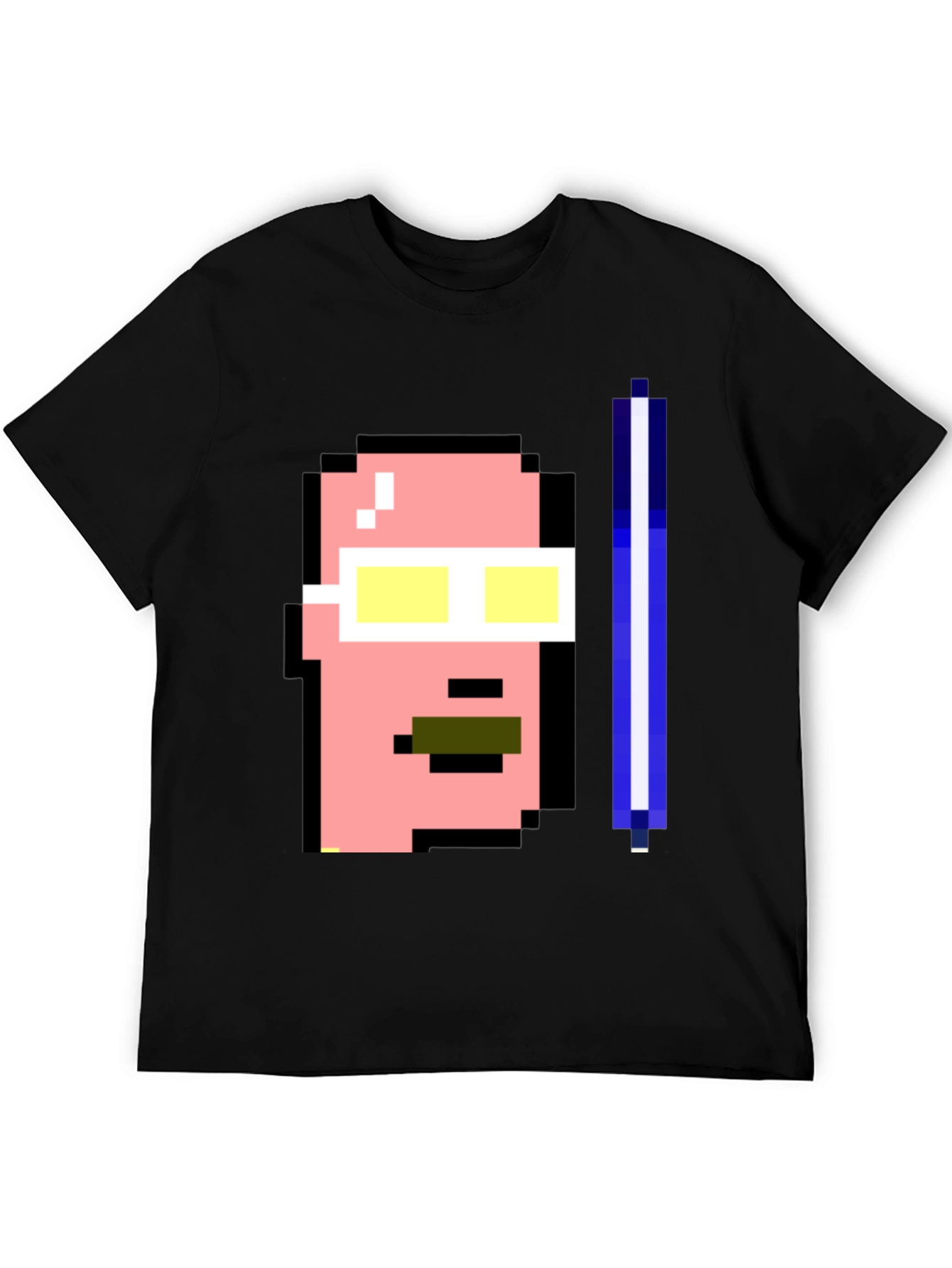Camiseta Negra Pixelada