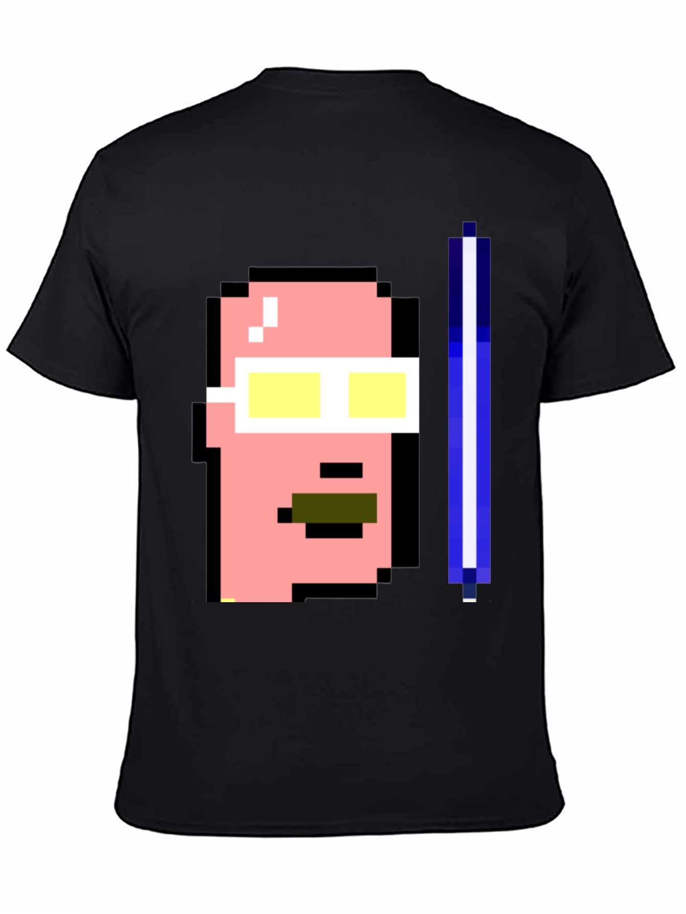 Camiseta Negra Pixelada