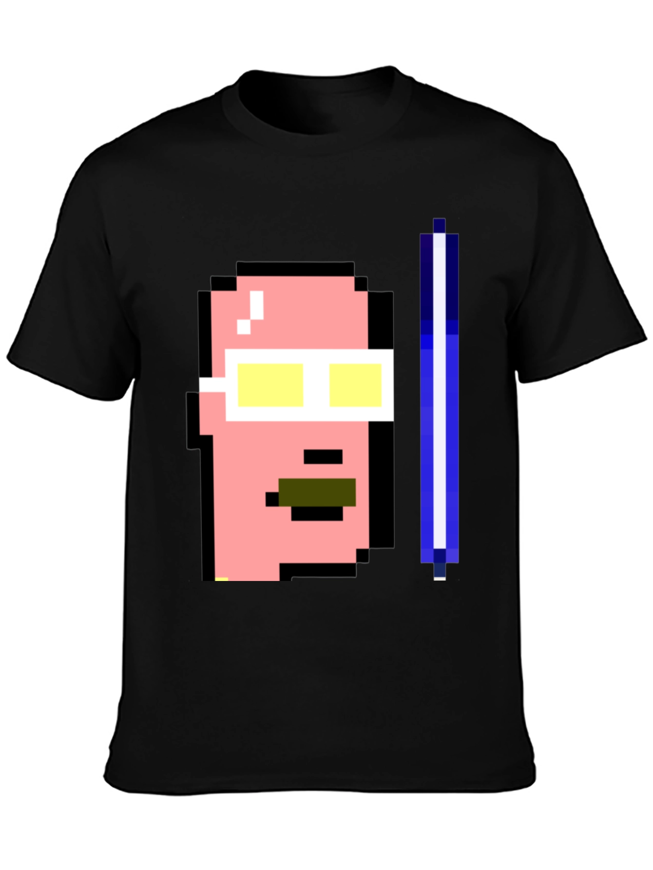 Camiseta Negra Pixelada