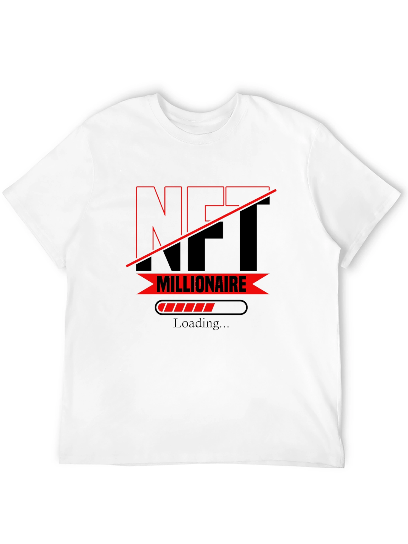 Camiseta Hombre NFT Millionaire - Estilo Casual