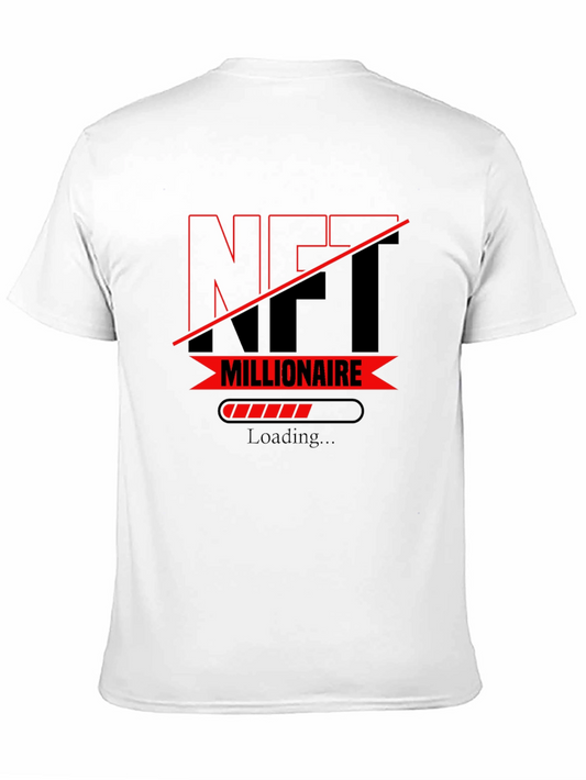 Camiseta Hombre NFT Millionaire - Estilo Casual