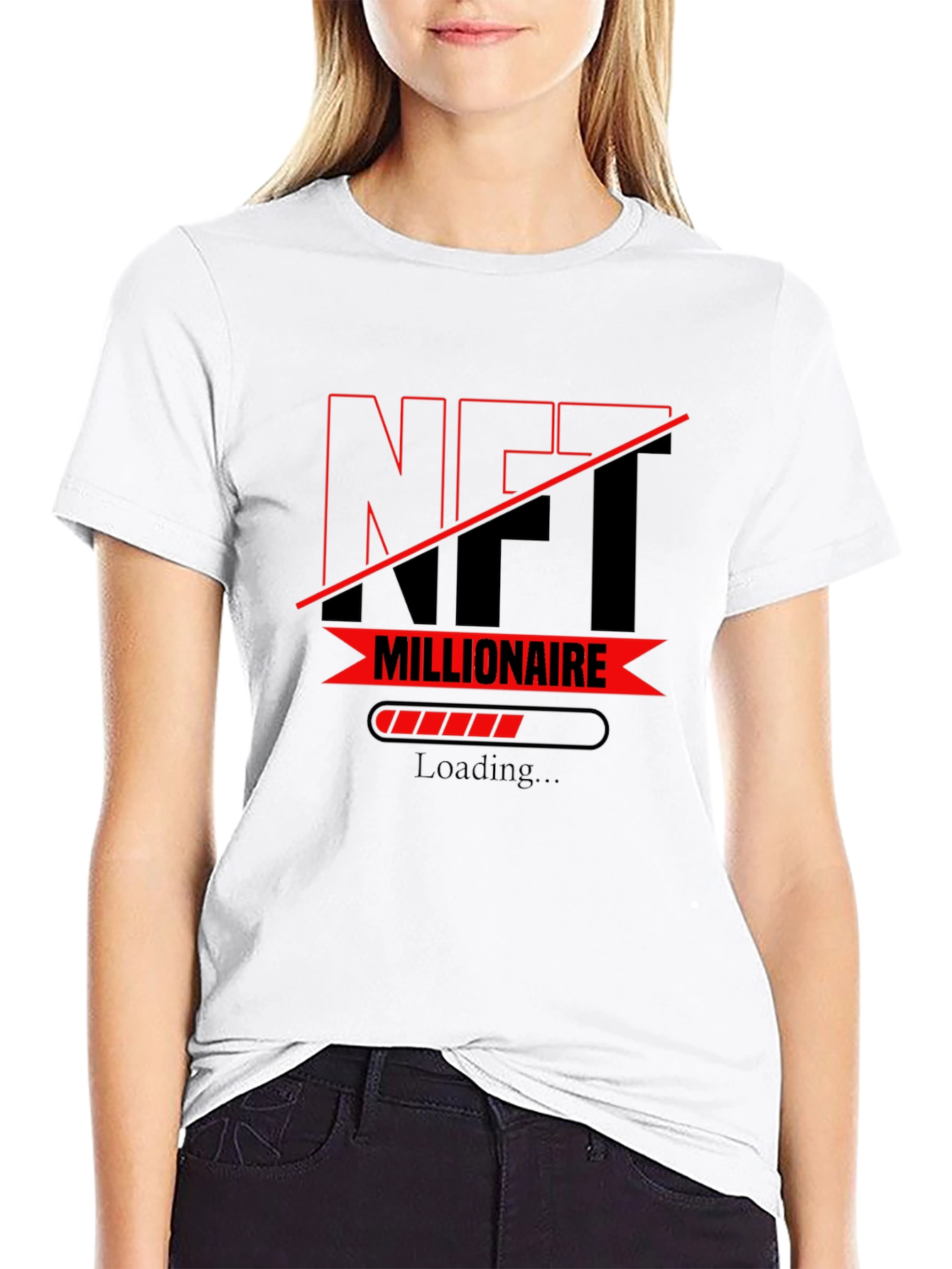 Camiseta Hombre NFT Millionaire - Estilo Casual