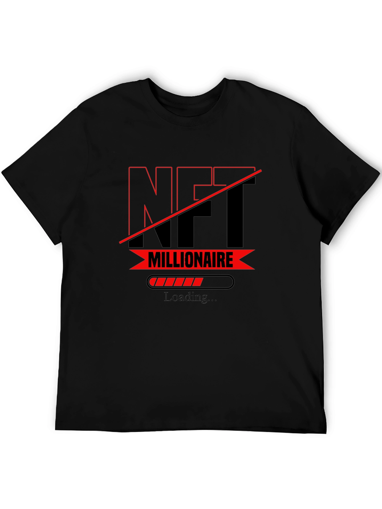 Camiseta Hombre NFT Millionaire - Estilo Casual