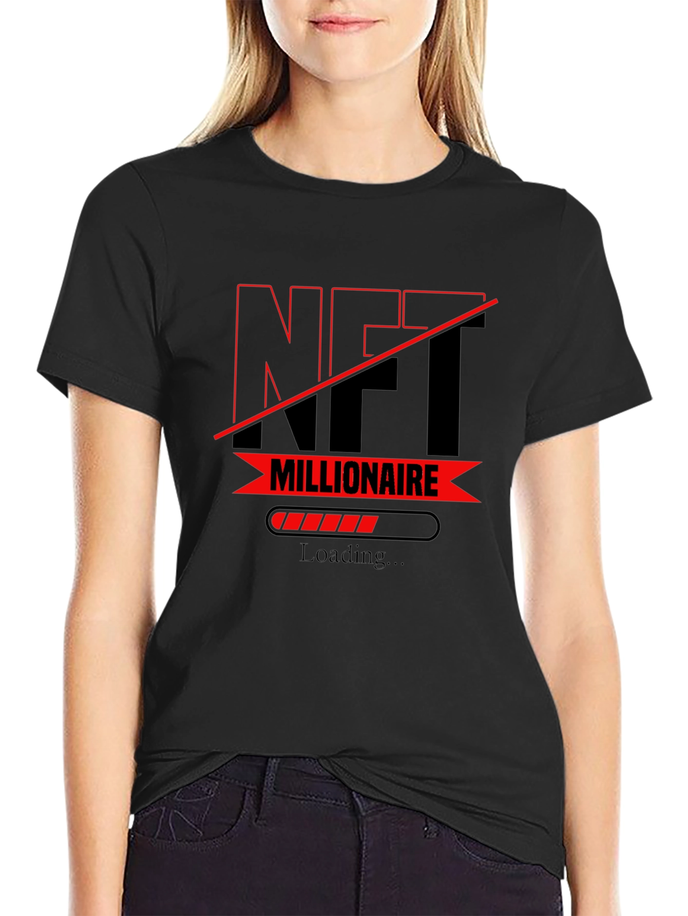 Camiseta Hombre NFT Millionaire - Estilo Casual