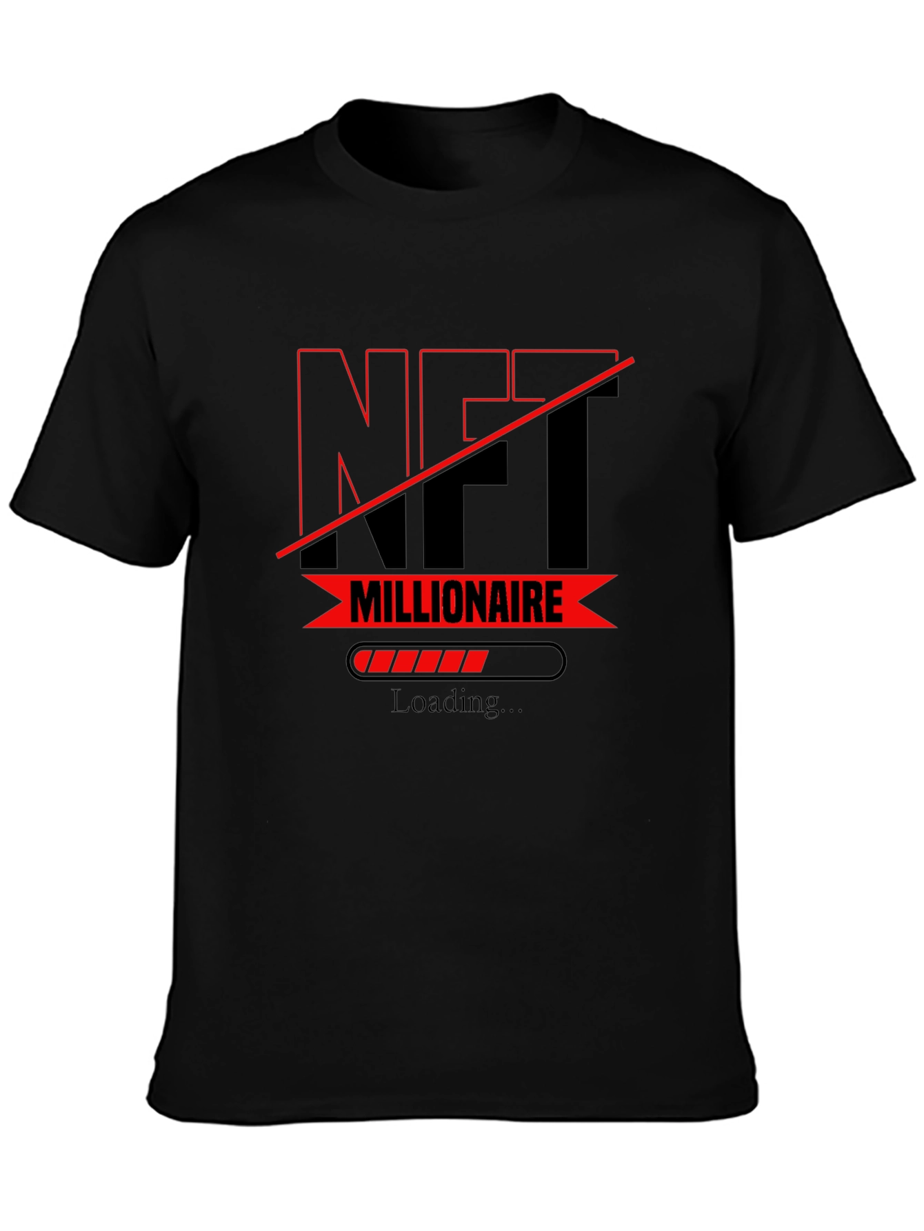 Camiseta Hombre NFT Millionaire - Estilo Casual