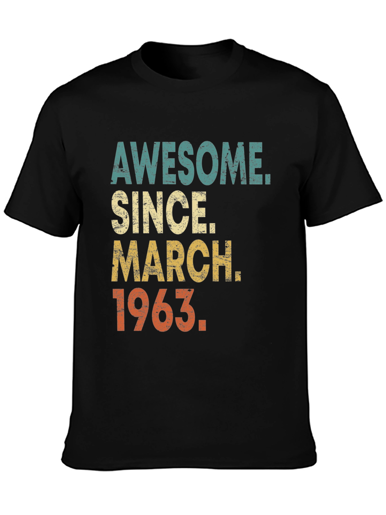 Camiseta Awesome Since March 1963
