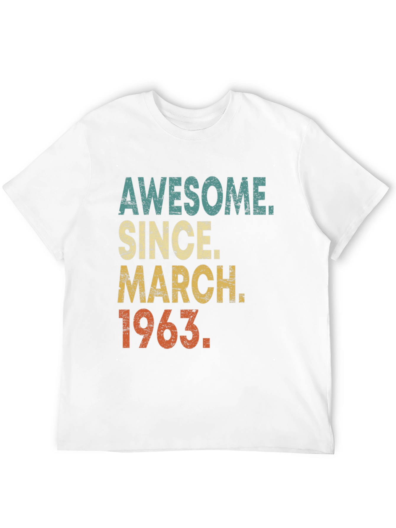 Camiseta Awesome Since March 1963