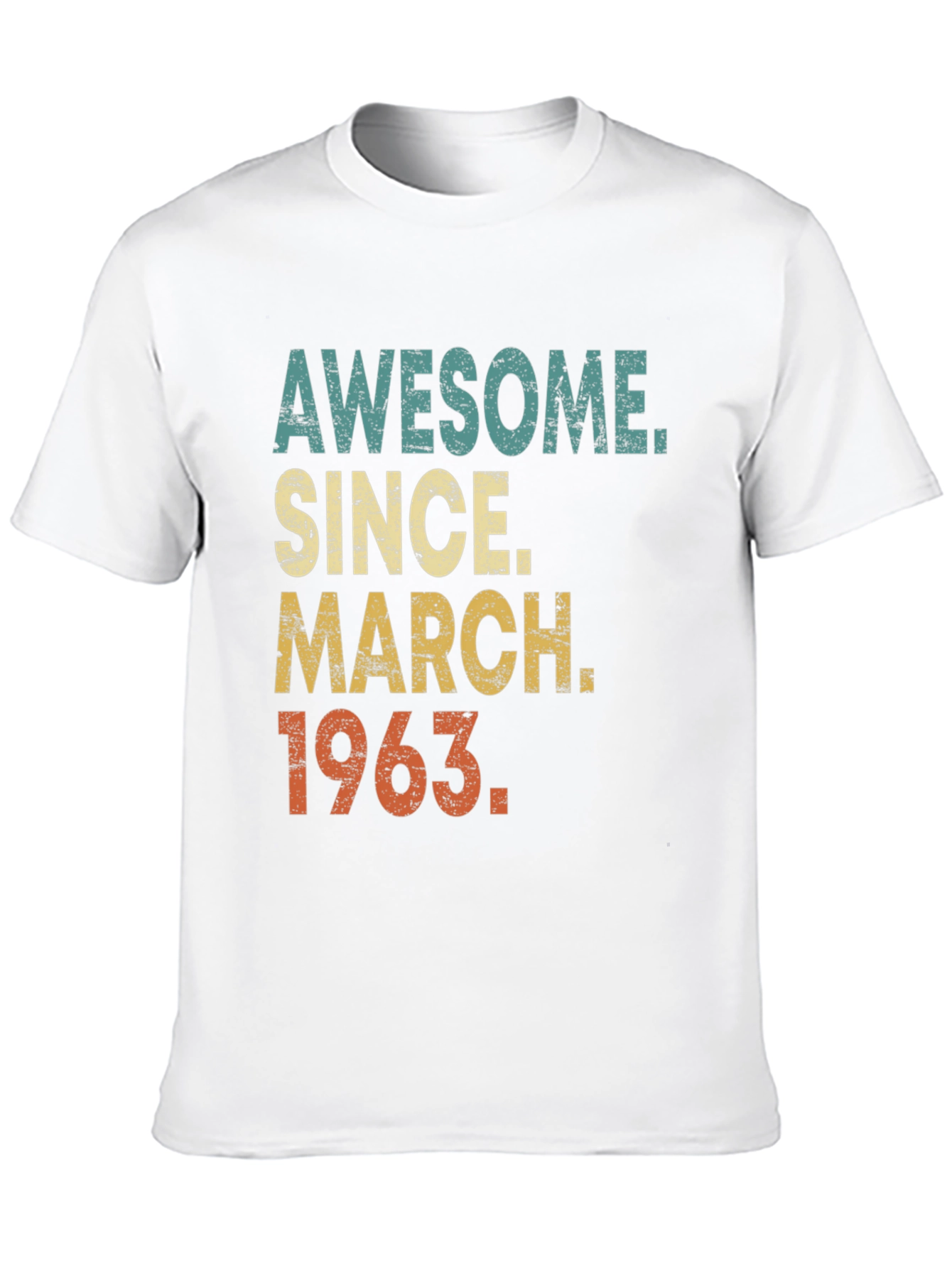 Camiseta Awesome Since March 1963
