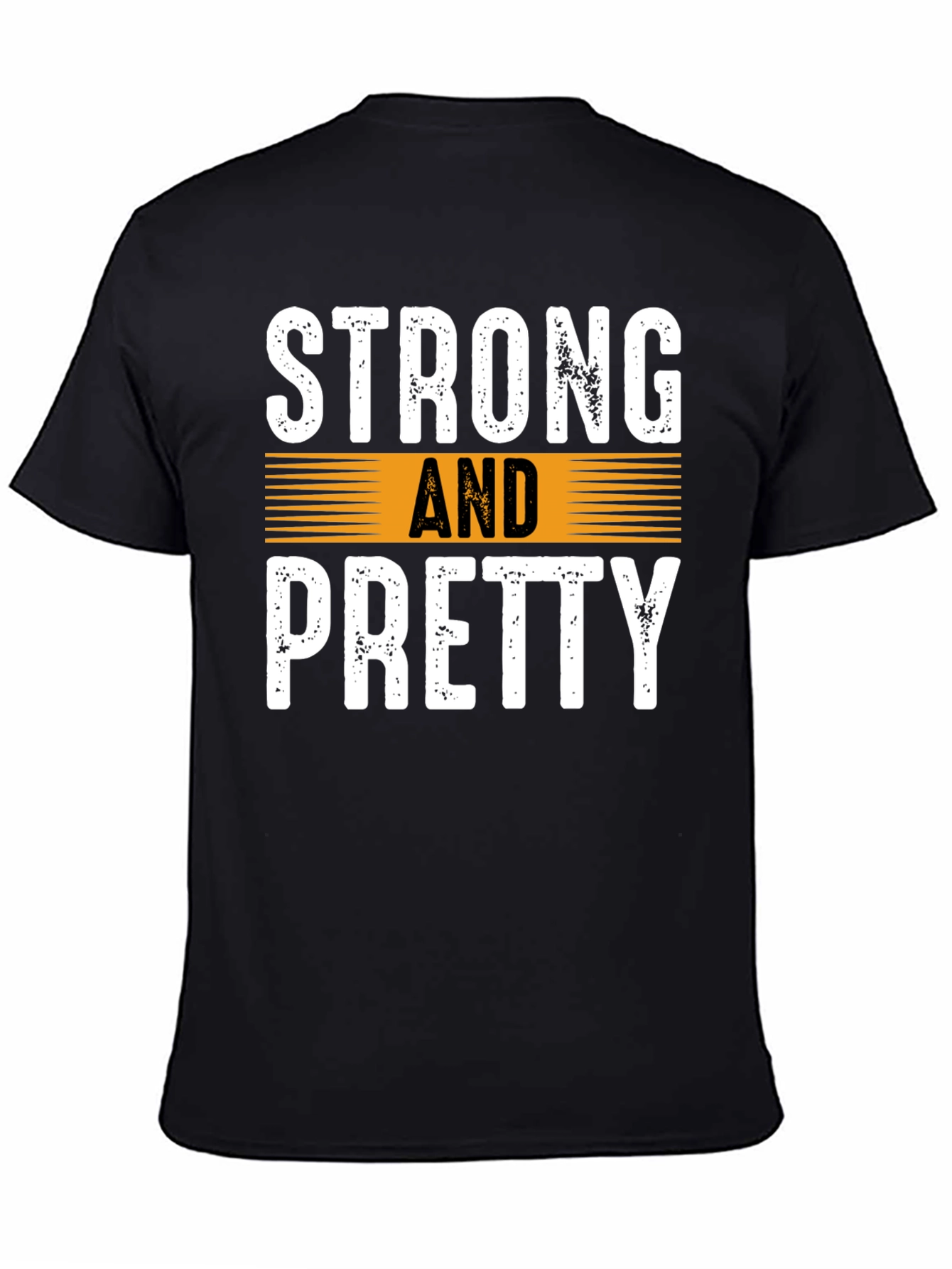 Camiseta Negra: Fuerte y Bonita