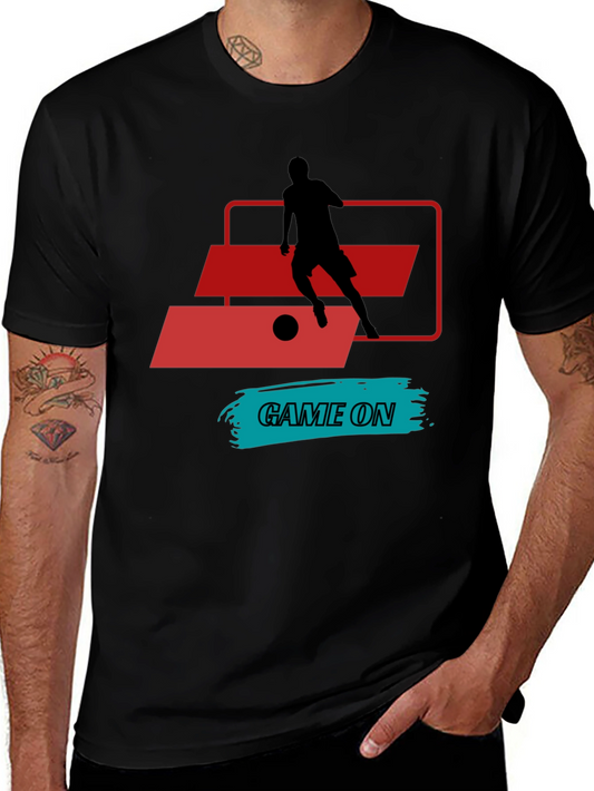 Camiseta Deportiva Negra - ¡Game On!