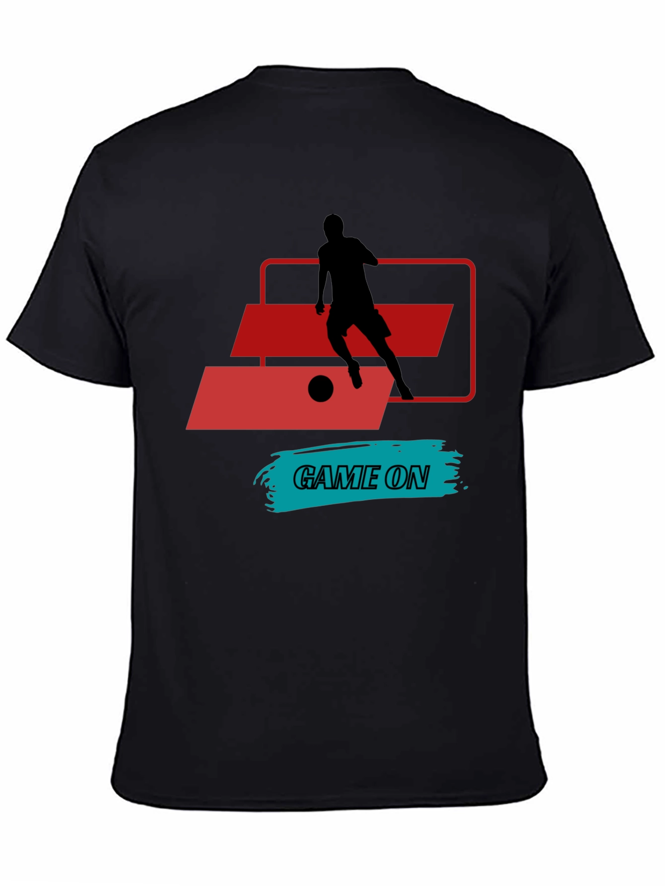 Camiseta Deportiva Negra - ¡Game On!