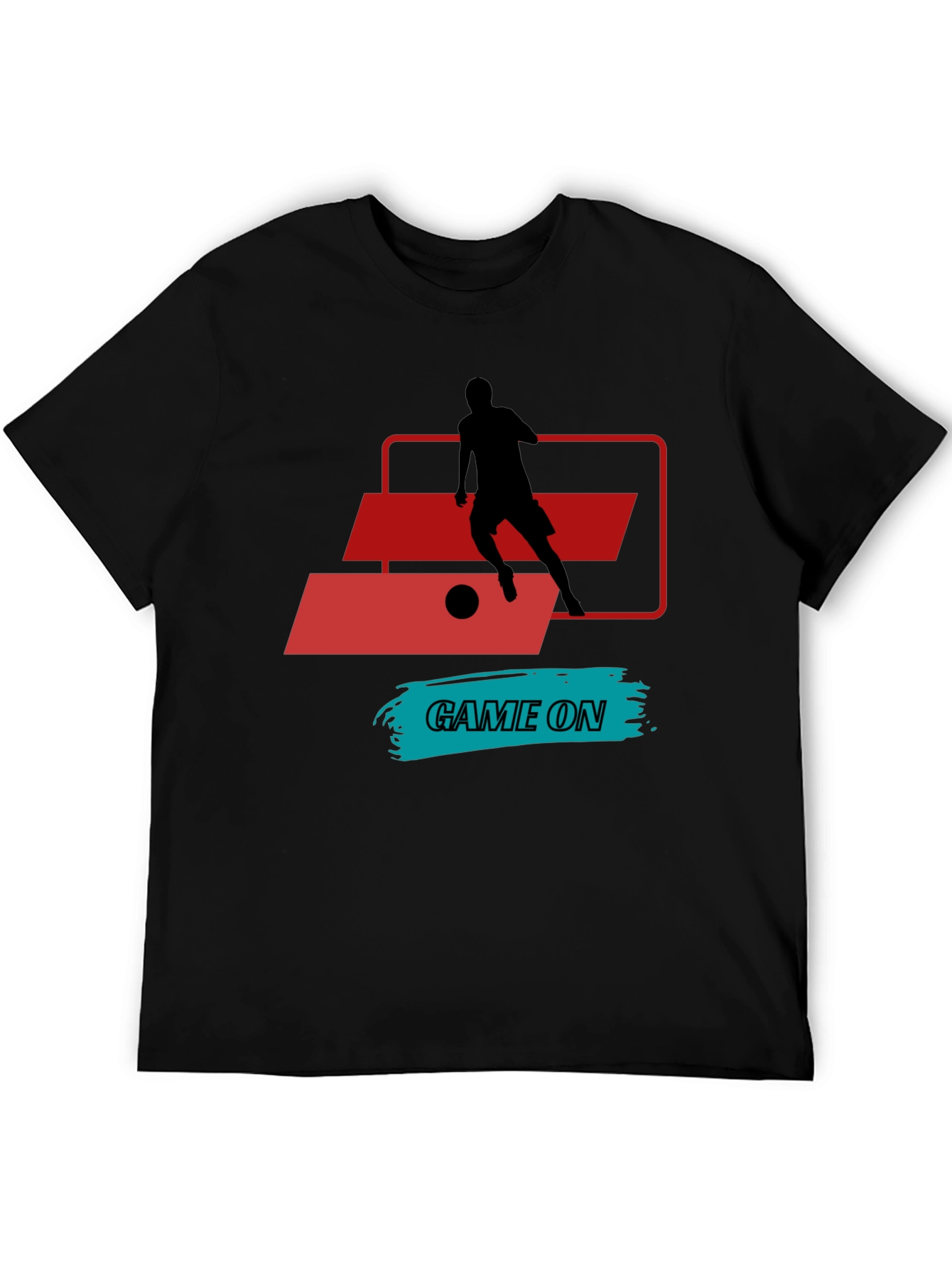 Camiseta Deportiva Negra - ¡Game On!