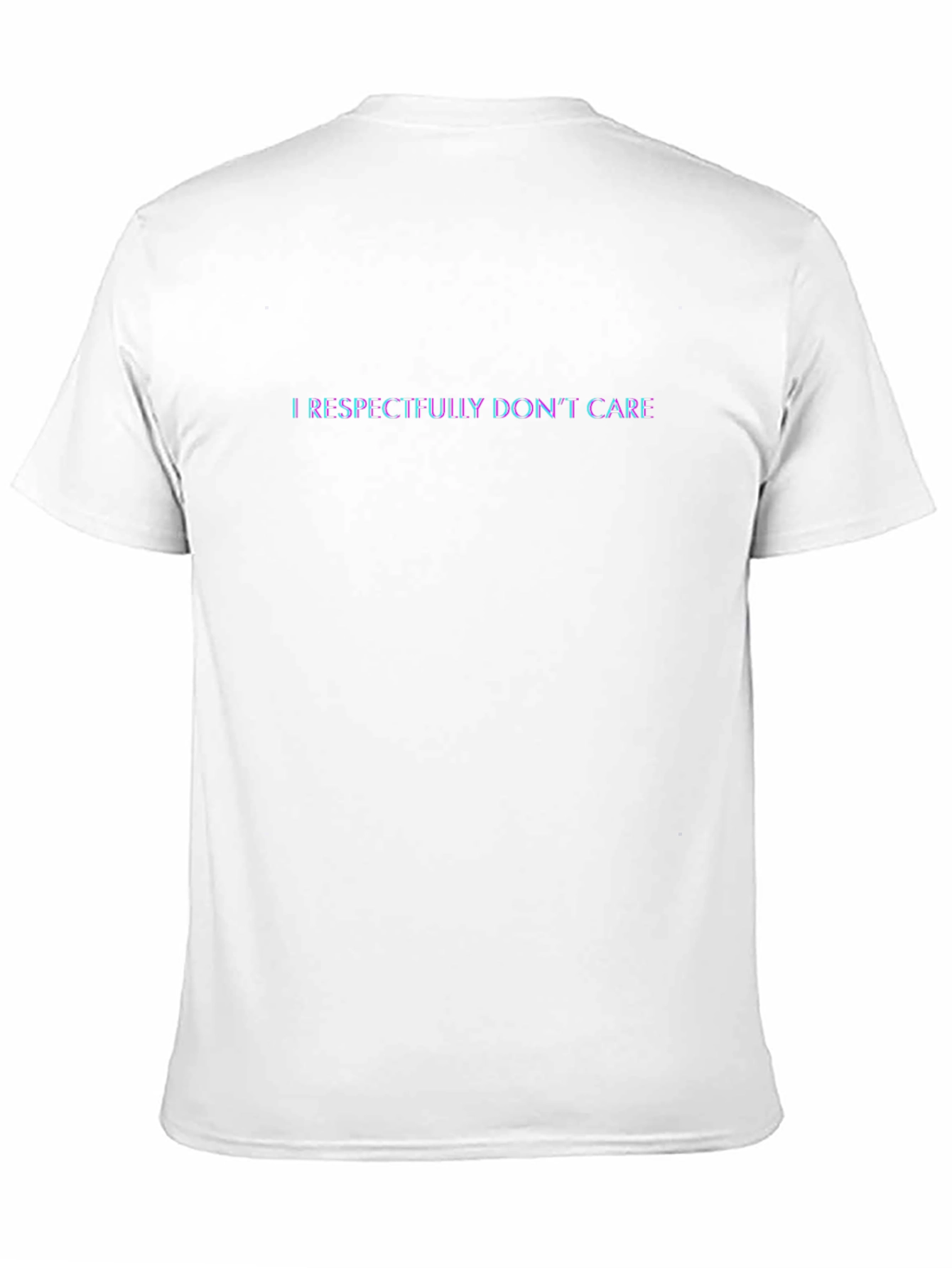 Camiseta Negra: I Respectfully Dont Care