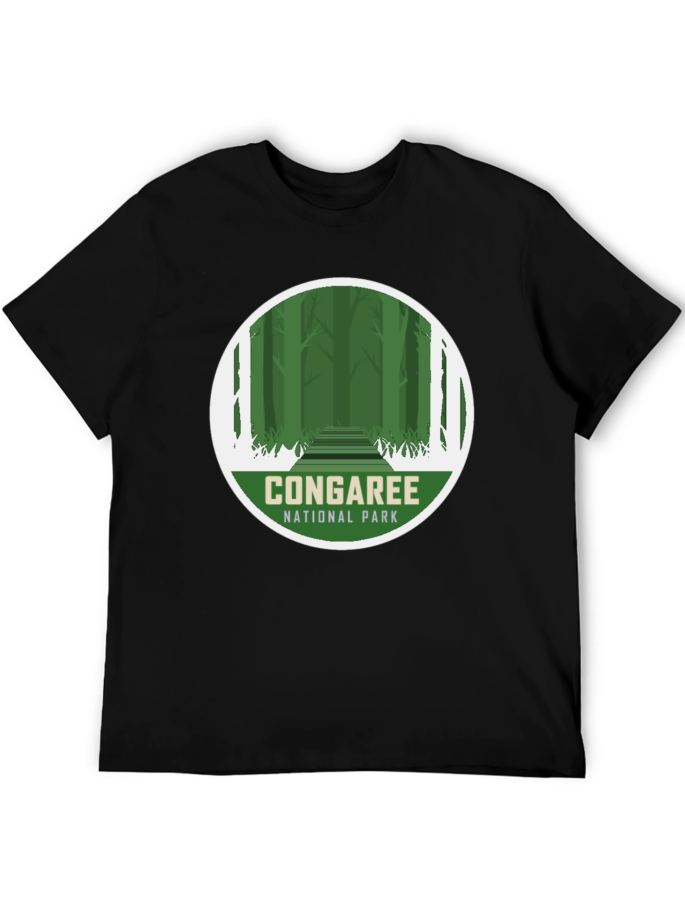 Camiseta Negra Congaree National Park