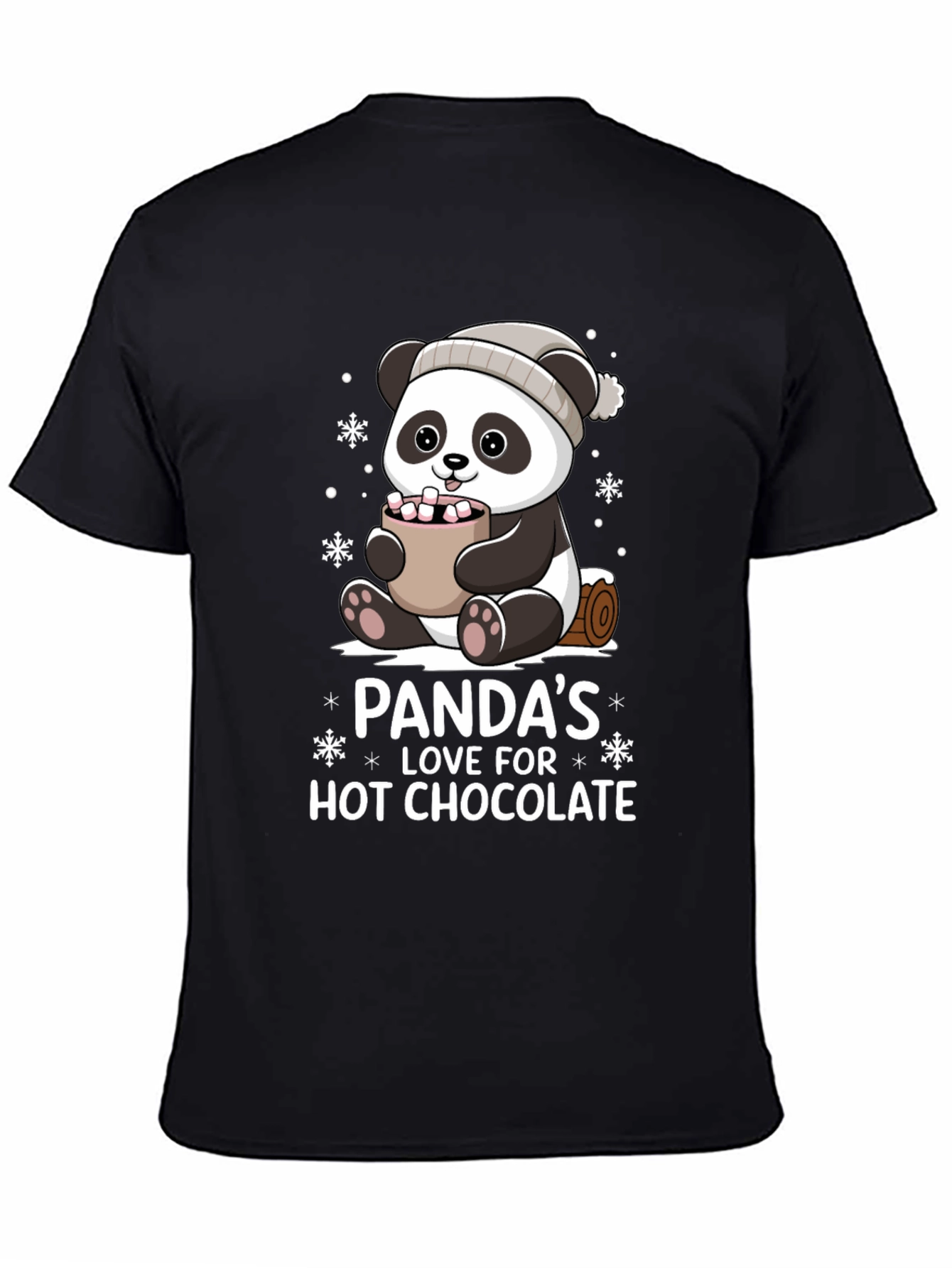 Camiseta Panda Amor Chocolate Caliente