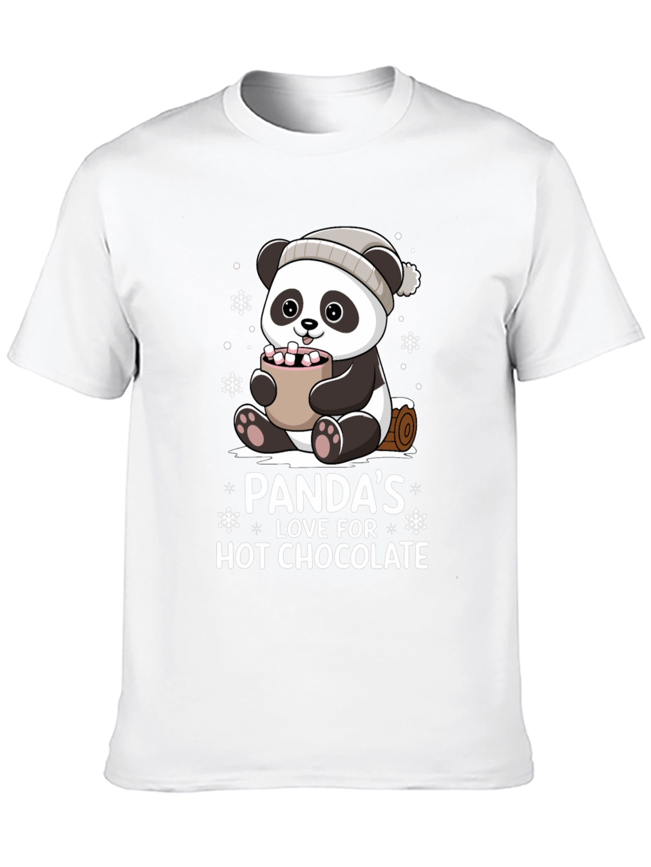 Camiseta Panda Amor Chocolate Caliente