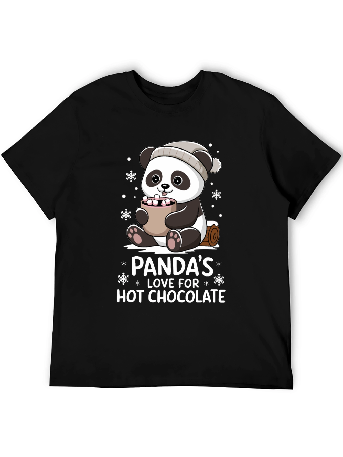 Camiseta Panda Amor Chocolate Caliente