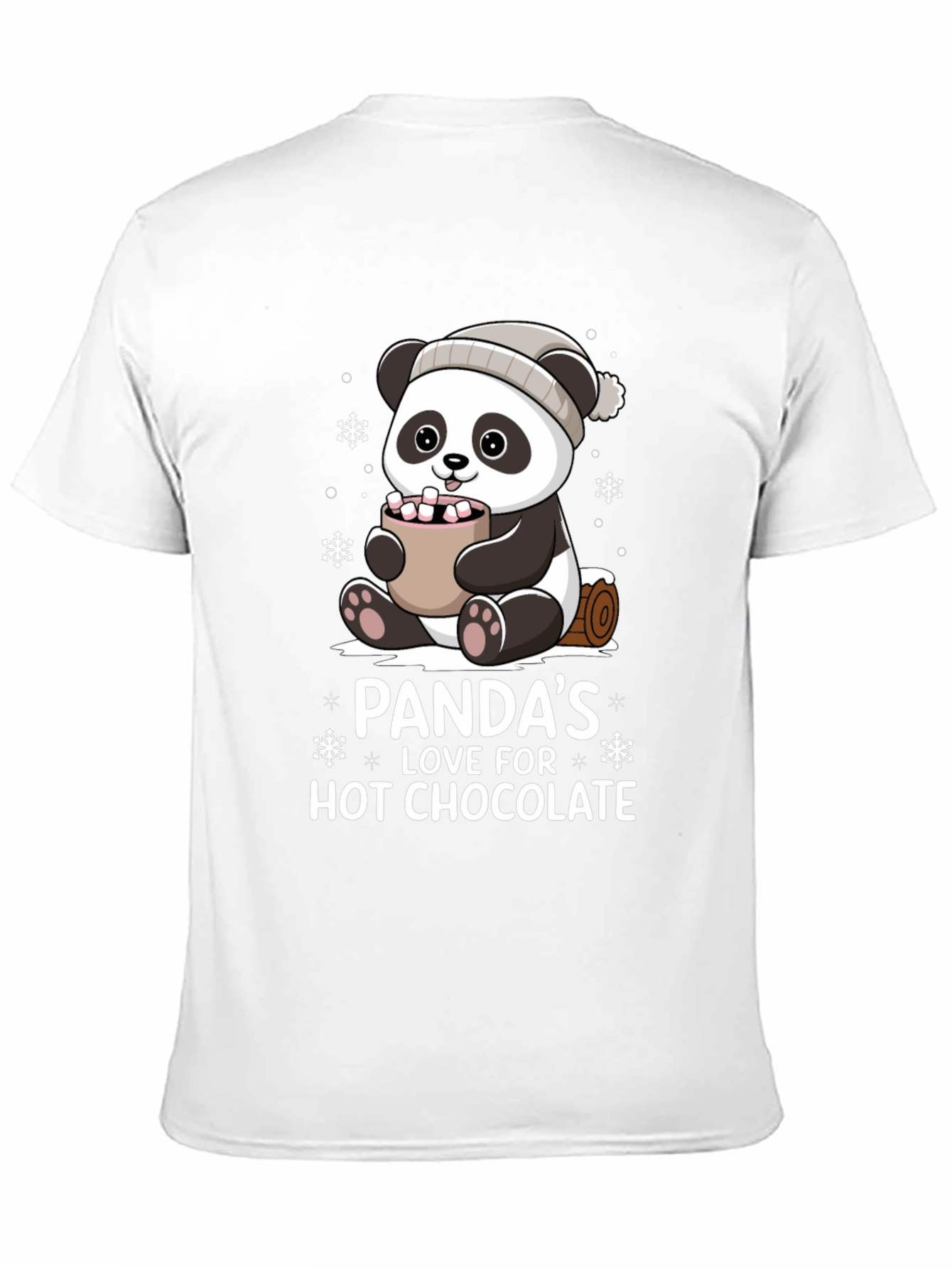 Camiseta Panda Amor Chocolate Caliente