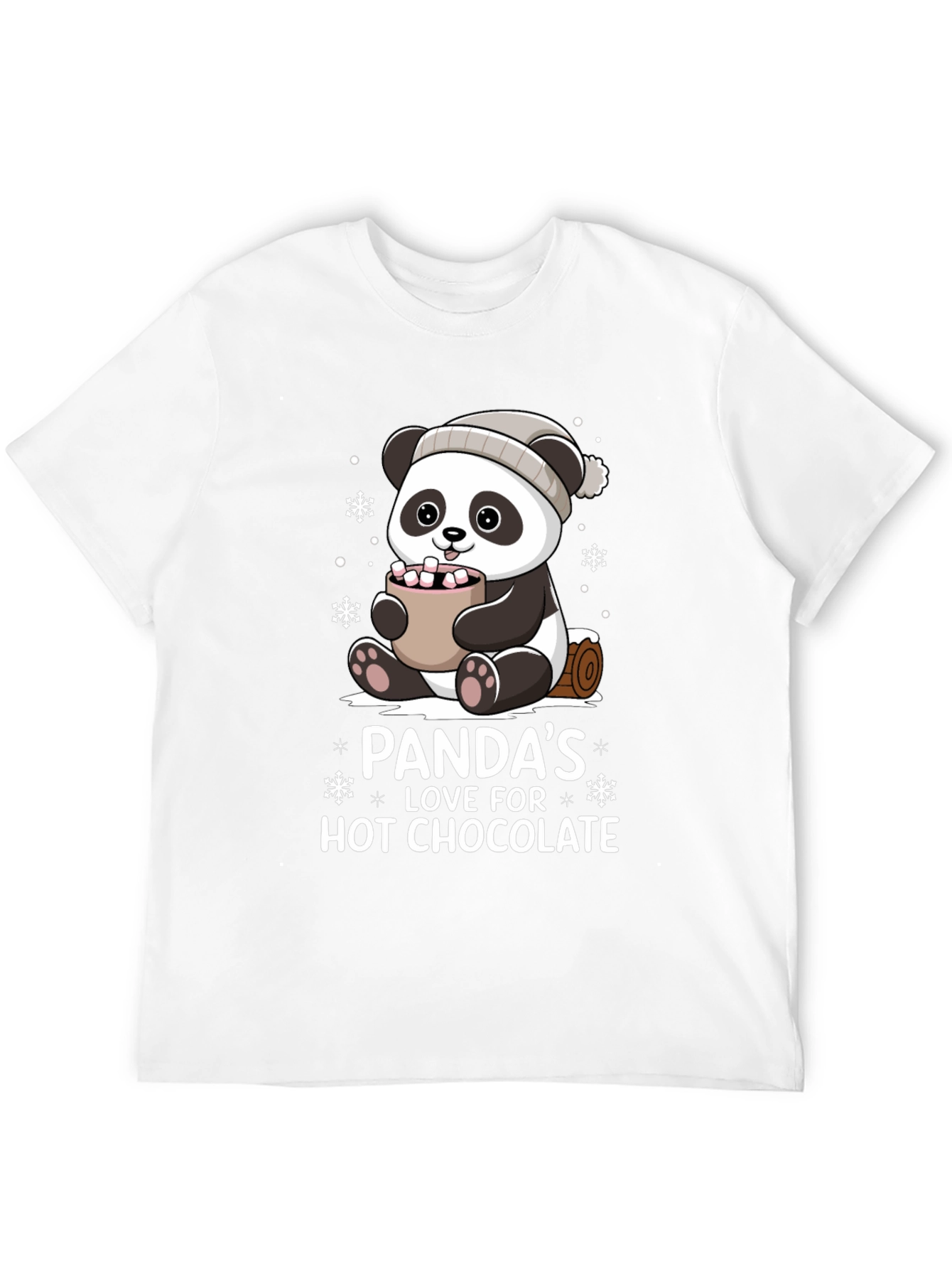 Camiseta Panda Amor Chocolate Caliente
