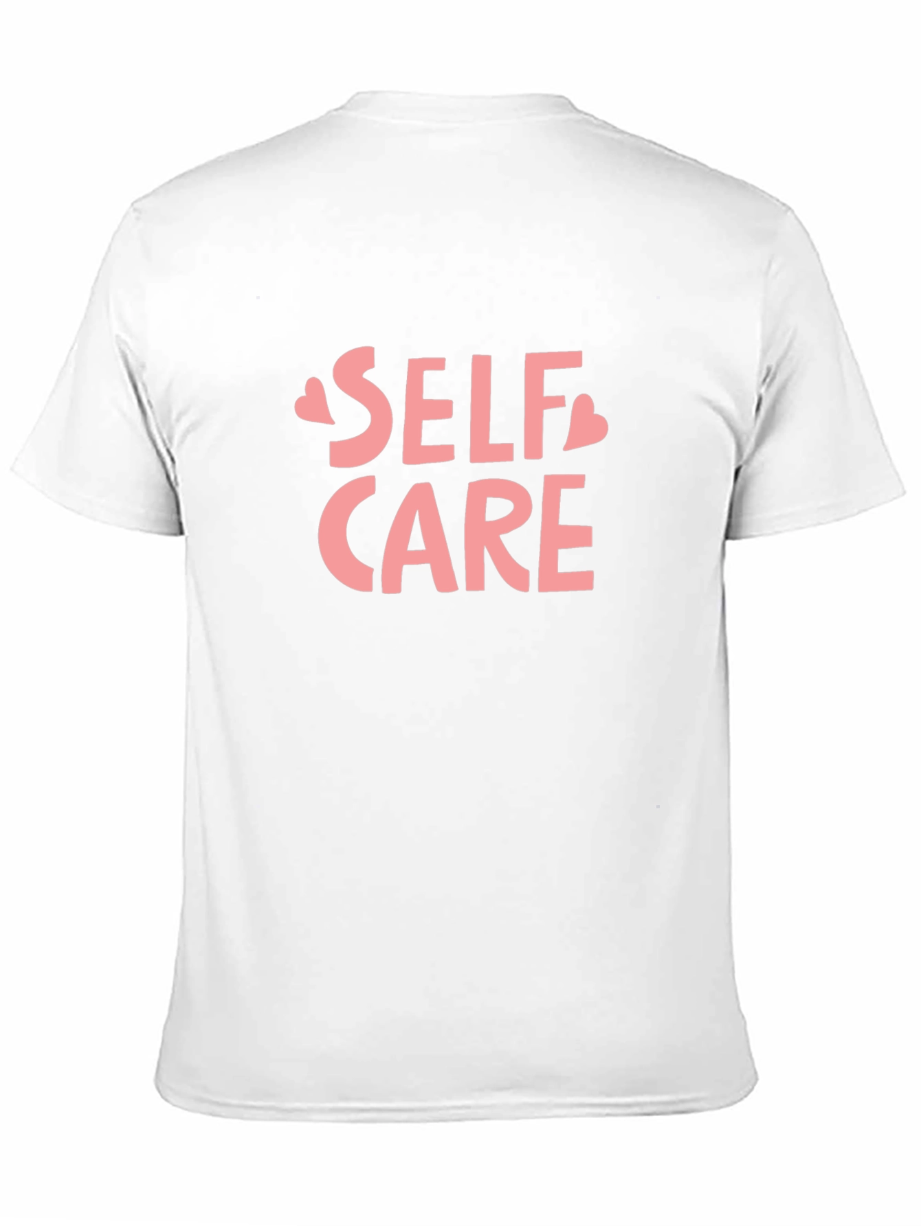 Camiseta Negra con Diseño Self Care